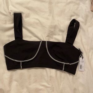WEWOREWHAT corset sports bra
